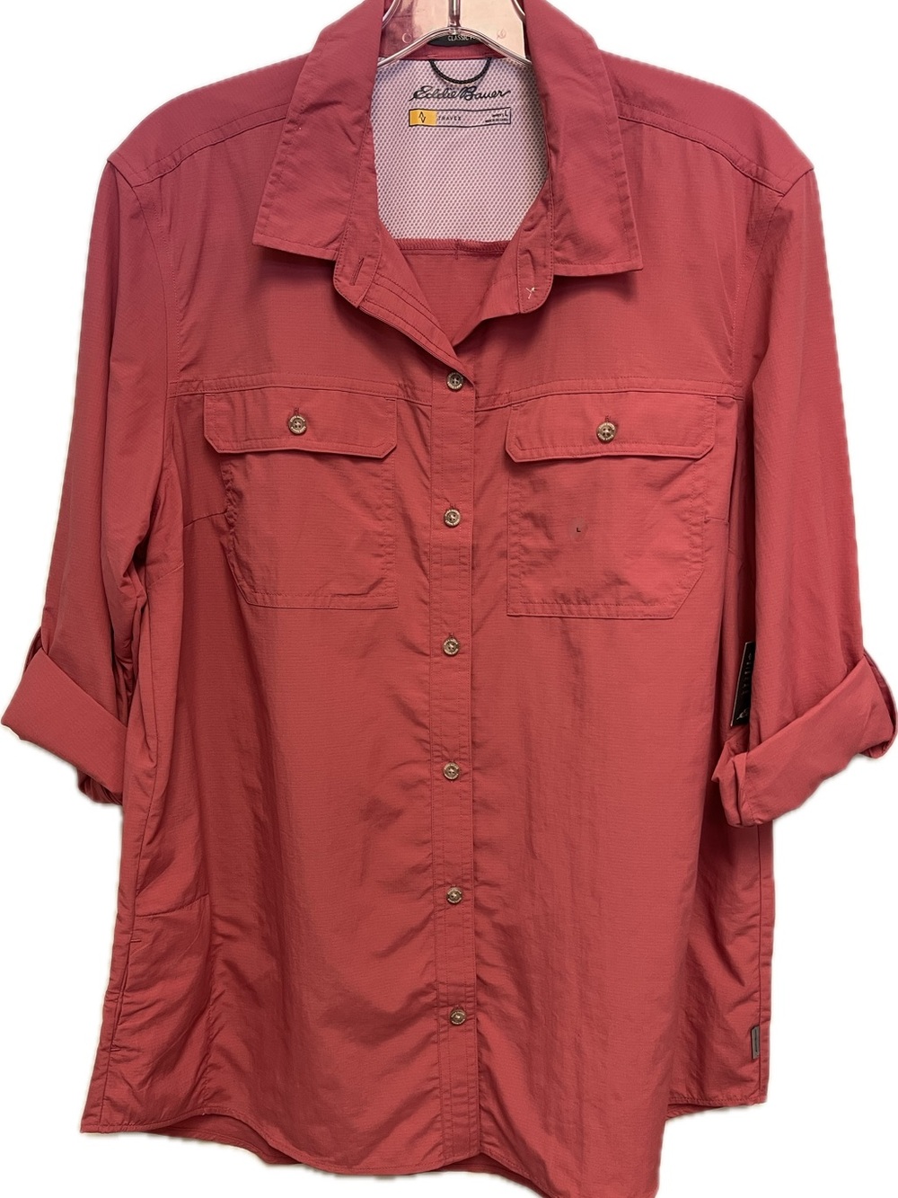 Eddie Bauer Travex Button-Front Utility Shirt - Women's